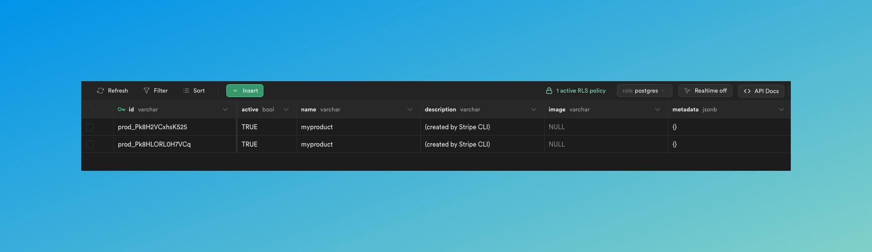 Stripe Products